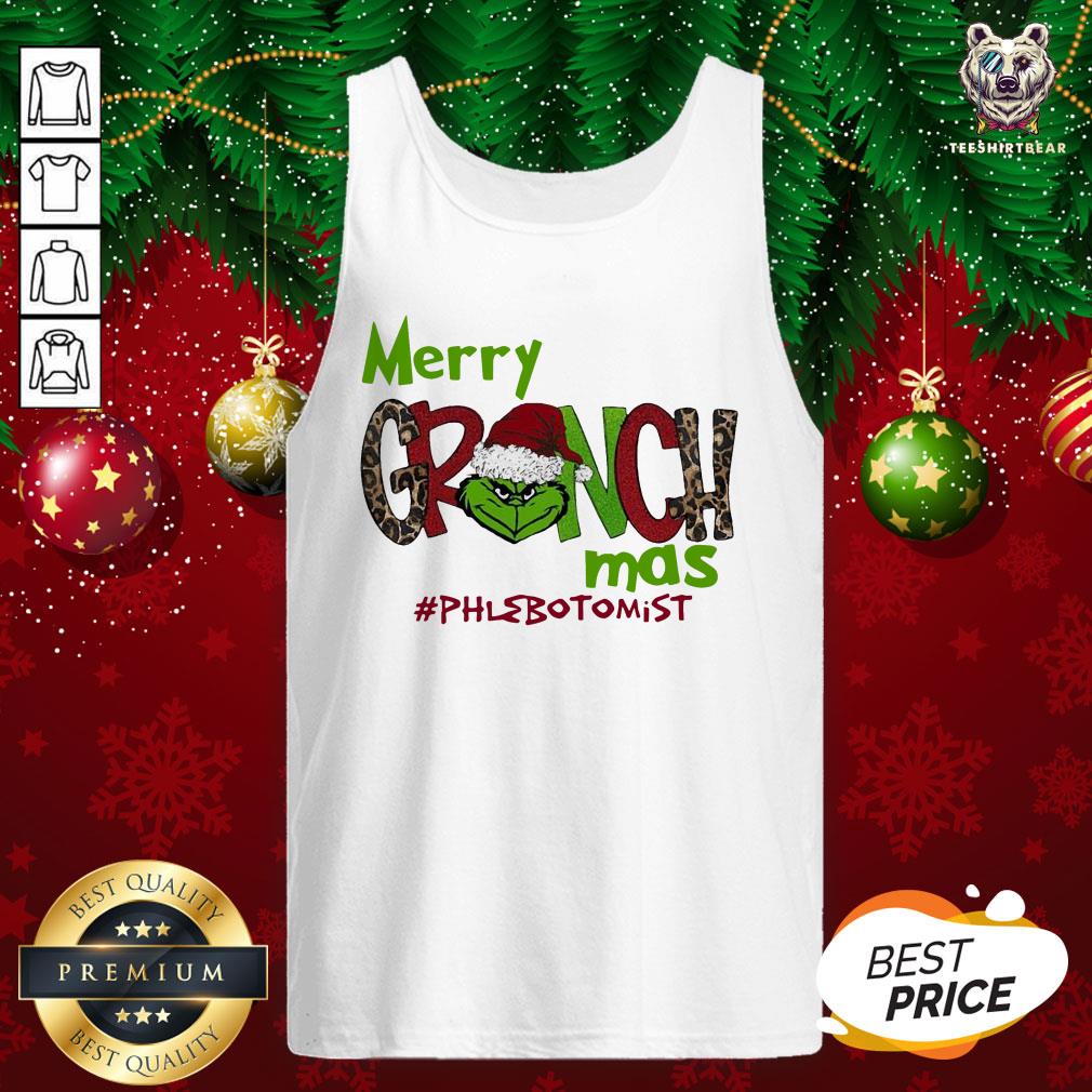 Good Premium Merry Grinchmas #phlebotomist Christmas Shirt