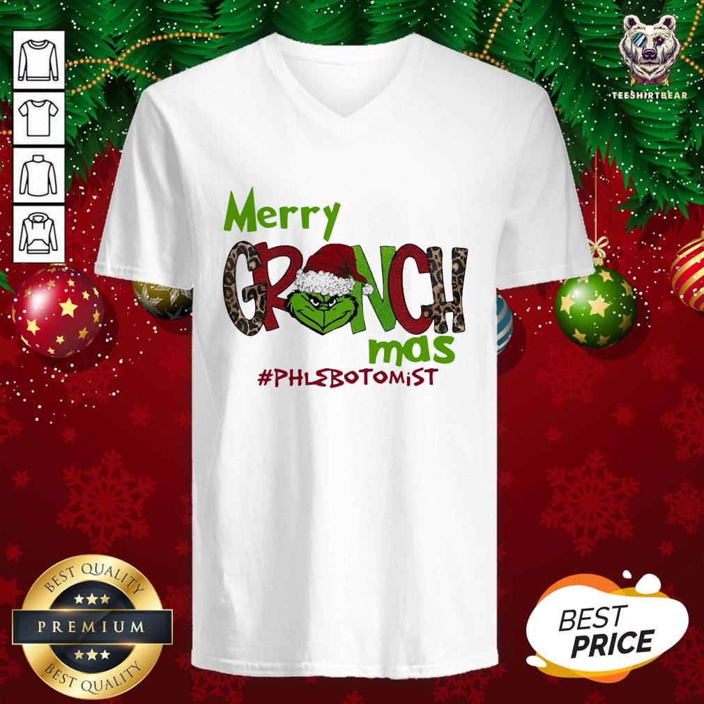 Good Premium Merry Grinchmas #phlebotomist Christmas Shirt