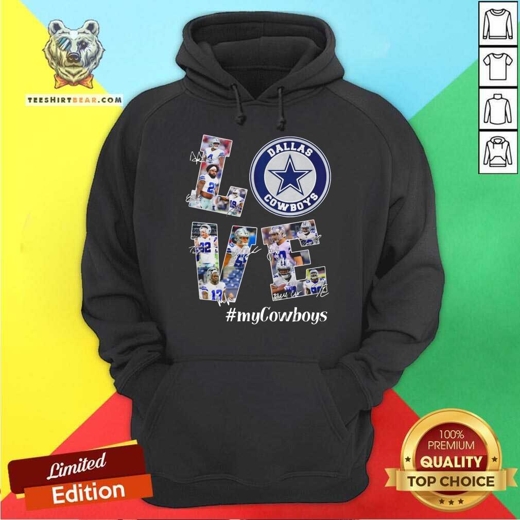 Great Love Dallas Cowboys #myCowboys Signatures Shirt