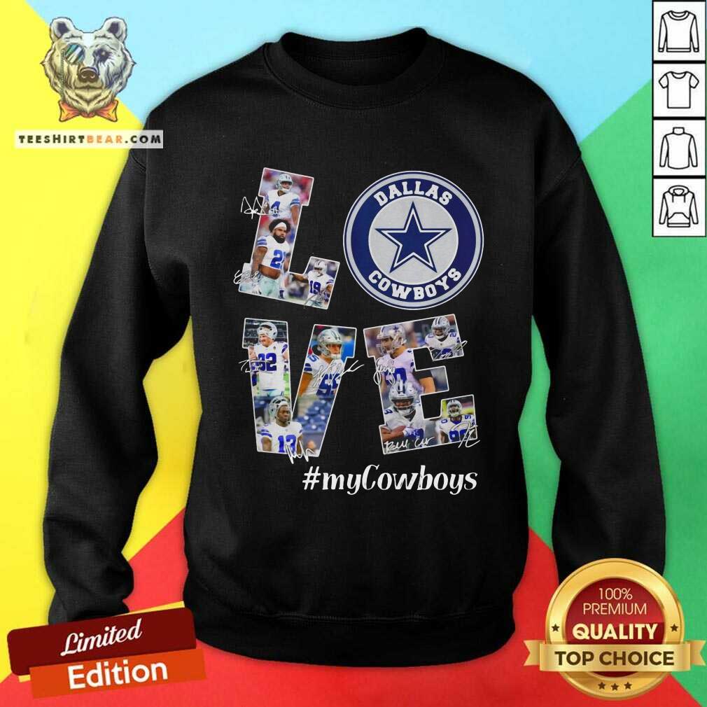Great Love Dallas Cowboys #myCowboys Signatures Shirt
