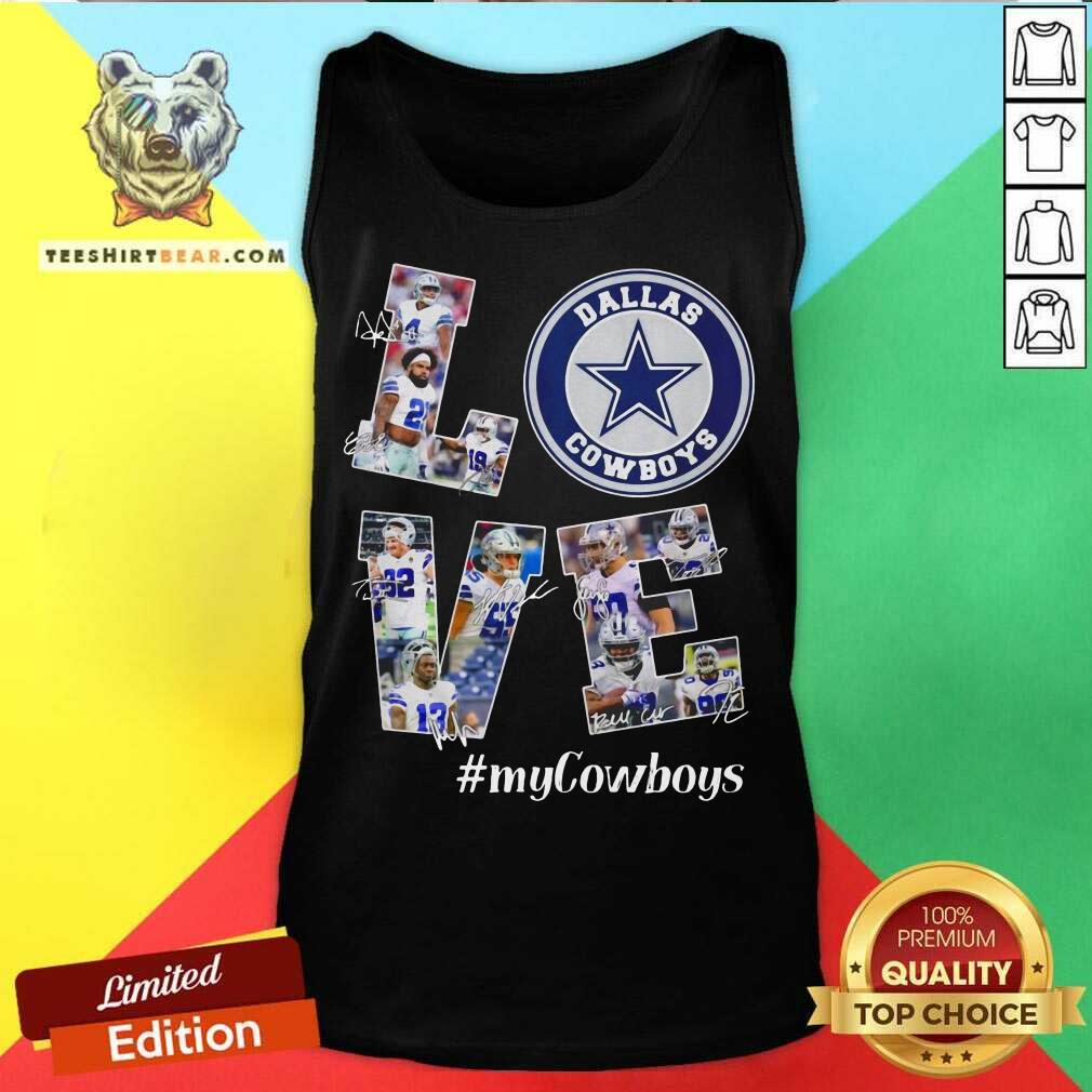 Great Love Dallas Cowboys #myCowboys Signatures Shirt