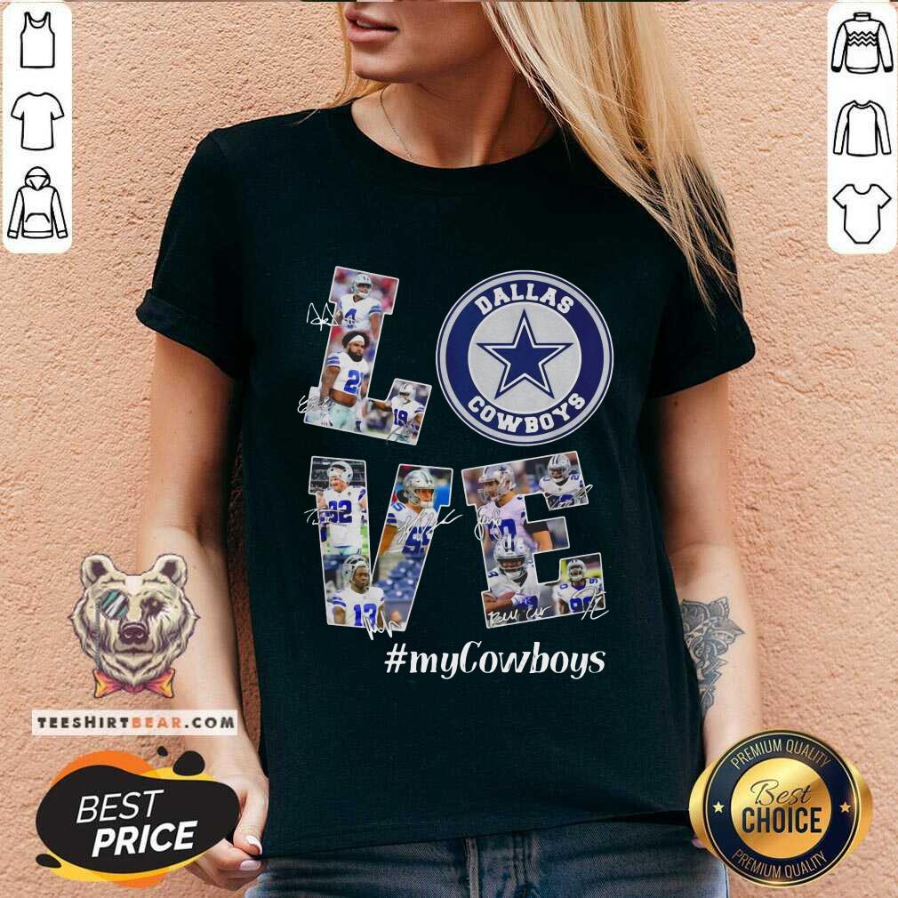 Great Love Dallas Cowboys #myCowboys Signatures Shirt