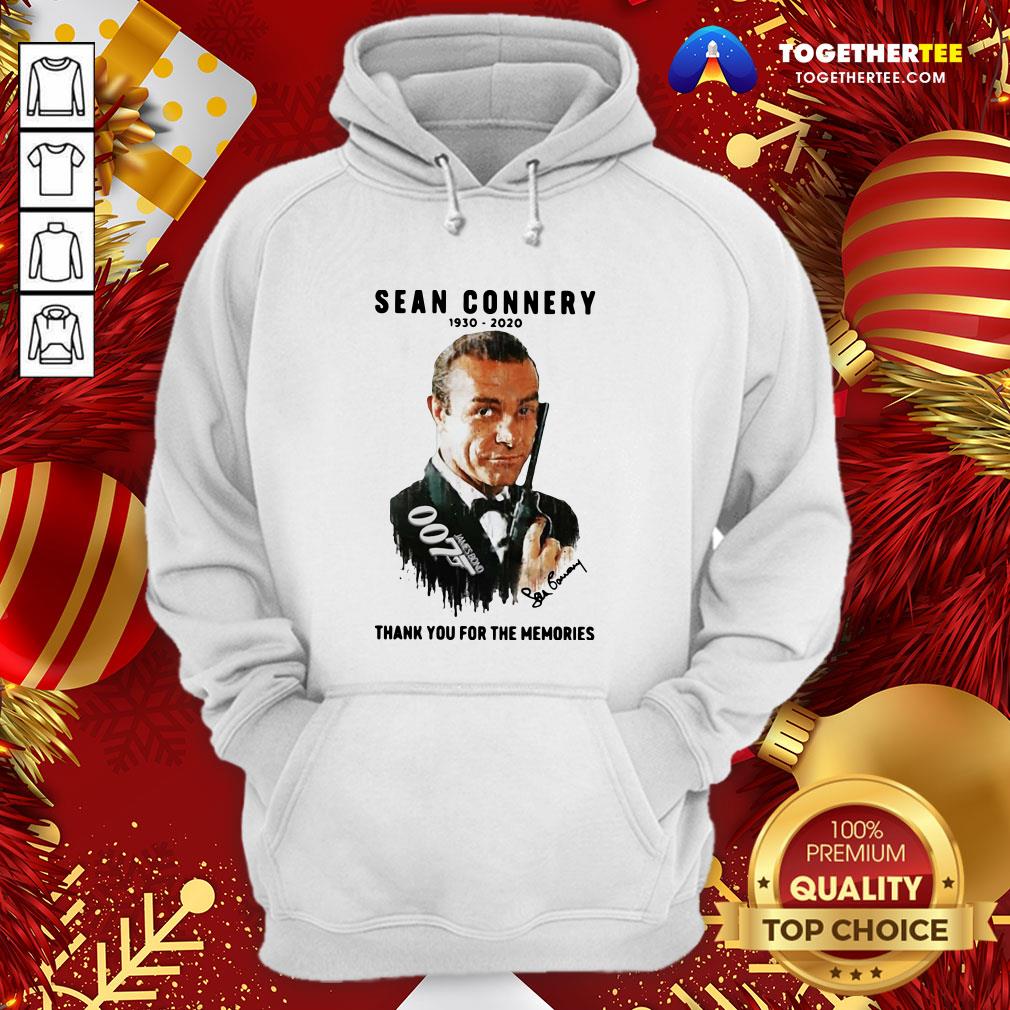 Great Sean Connery 007 1930 2020 Signature Thank You For The Memories Shirt