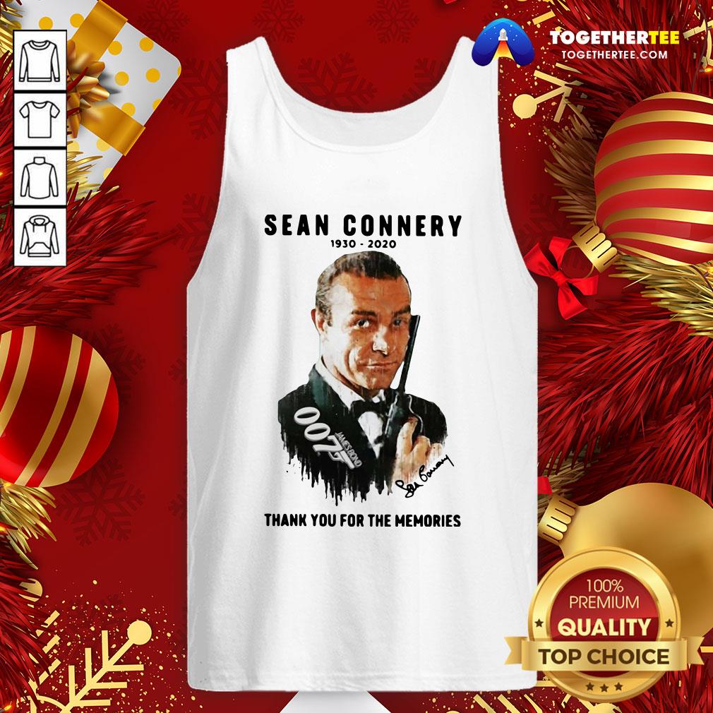 Great Sean Connery 007 1930 2020 Signature Thank You For The Memories Shirt
