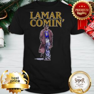 Official Lamar Jackson Lamar Comin’ Shirt