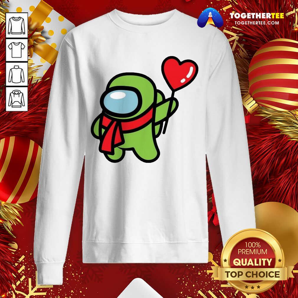 Happy Among Us Heart 2021 Valentine Shirt