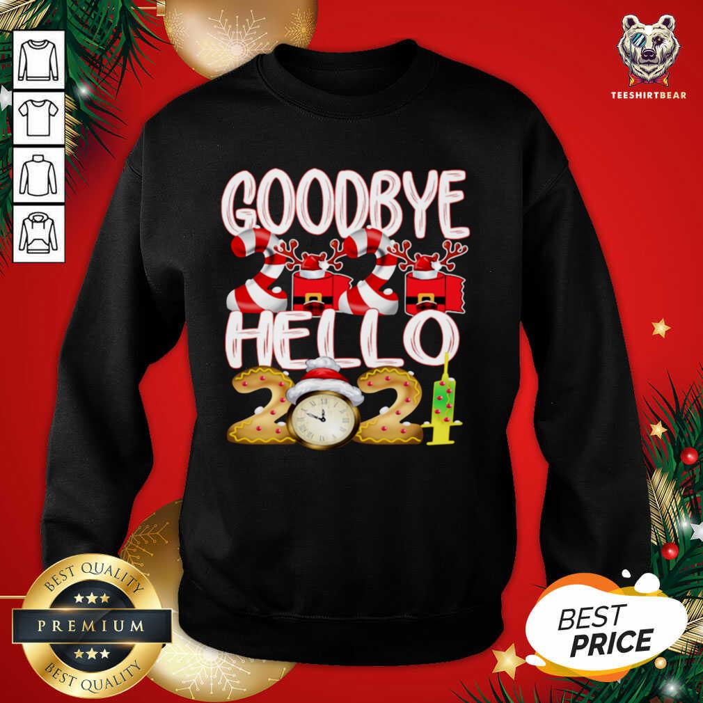 Happy Goodbye 2020 Hello 2021 Happy New Year 2021 Toilet Paper Vaccine Shirt