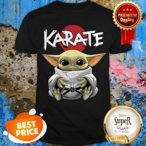 Official Baby Yoda Wearing Karate Star Wars Shirt