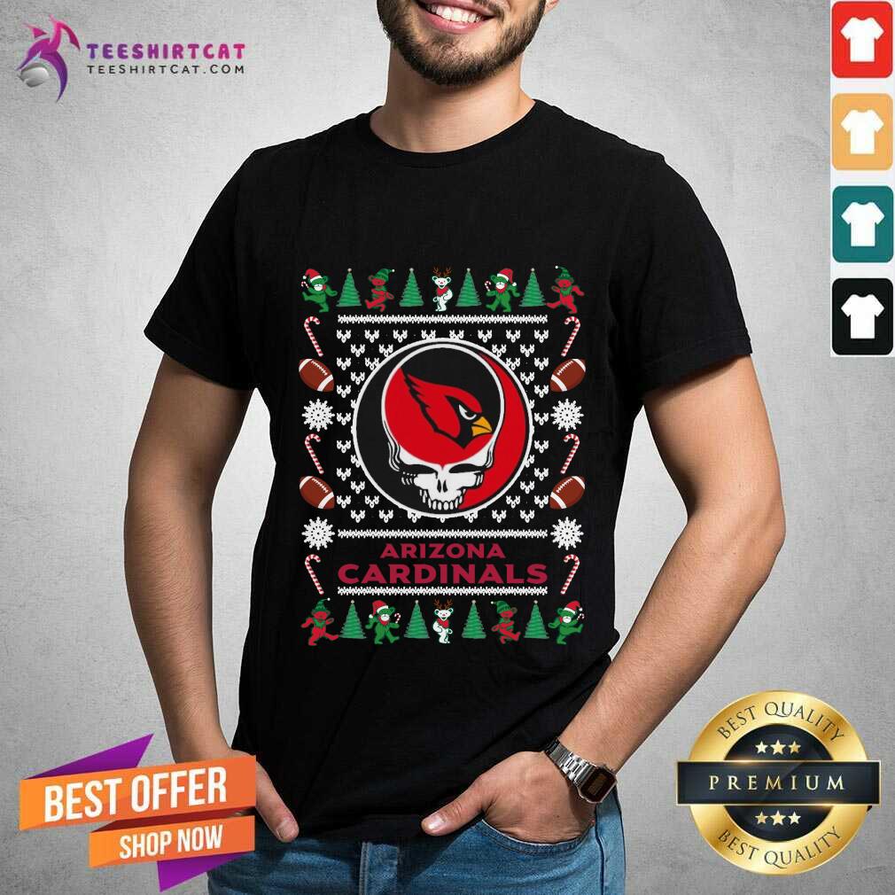 Hot Arizona Cardinals Grateful Dead Ugly Christmas Shirt