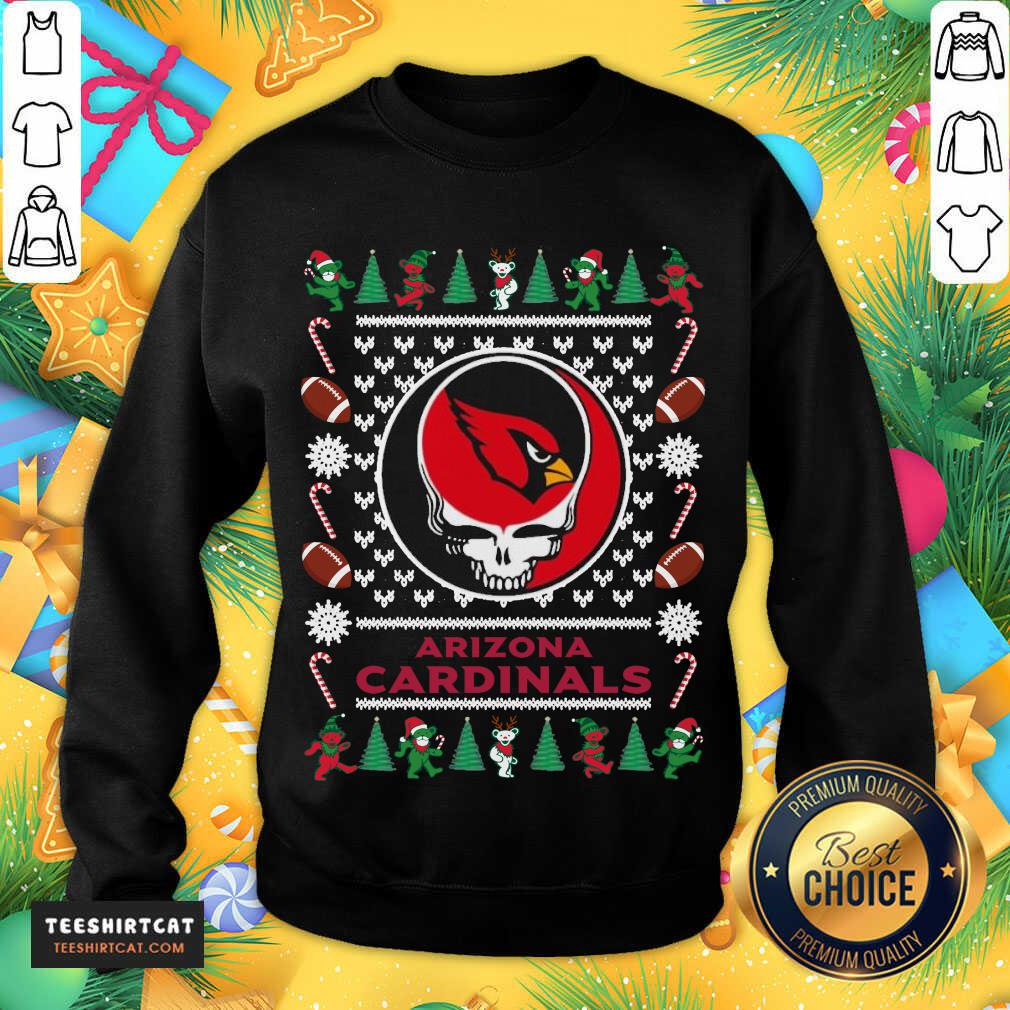 Hot Arizona Cardinals Grateful Dead Ugly Christmas Shirt