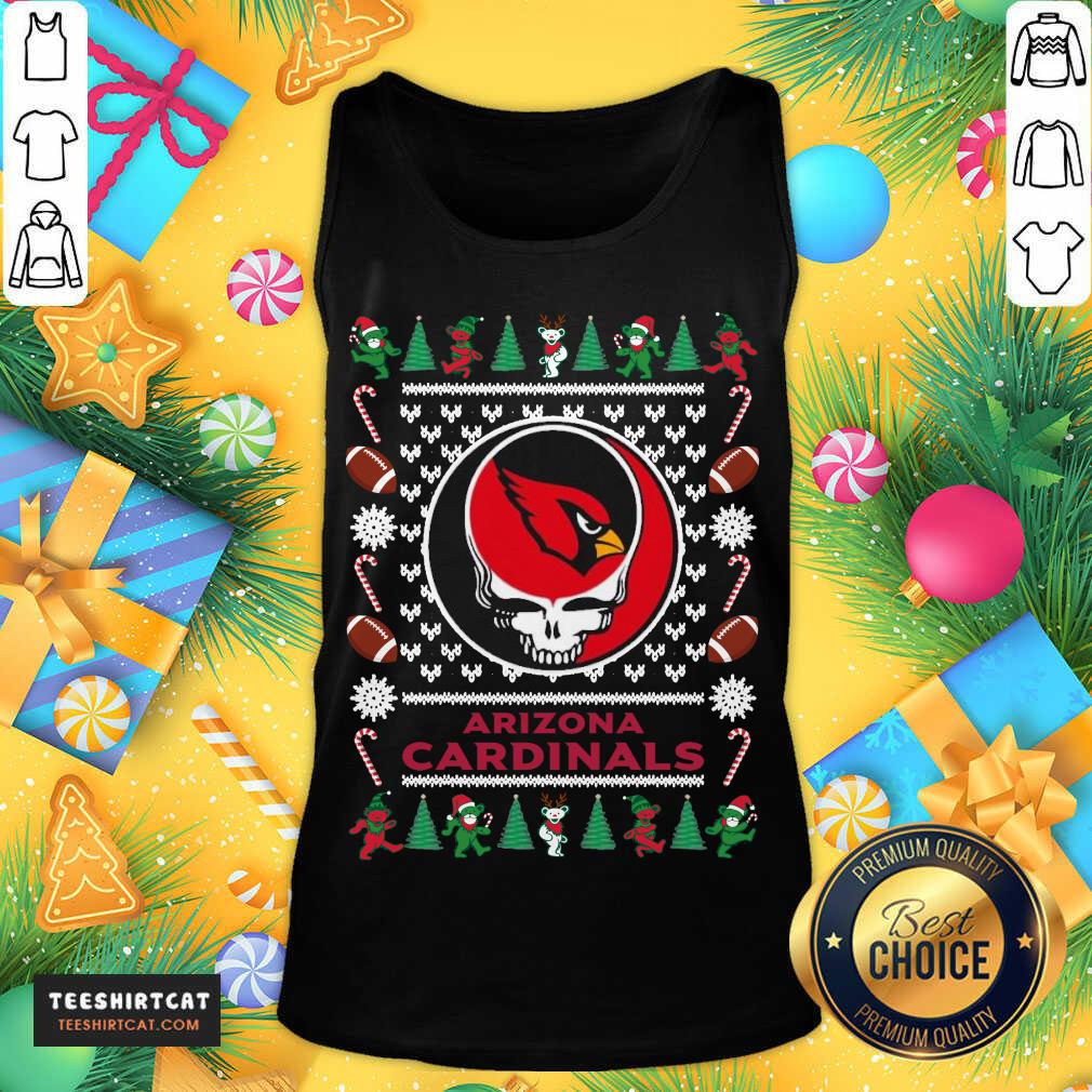 Hot Arizona Cardinals Grateful Dead Ugly Christmas Shirt