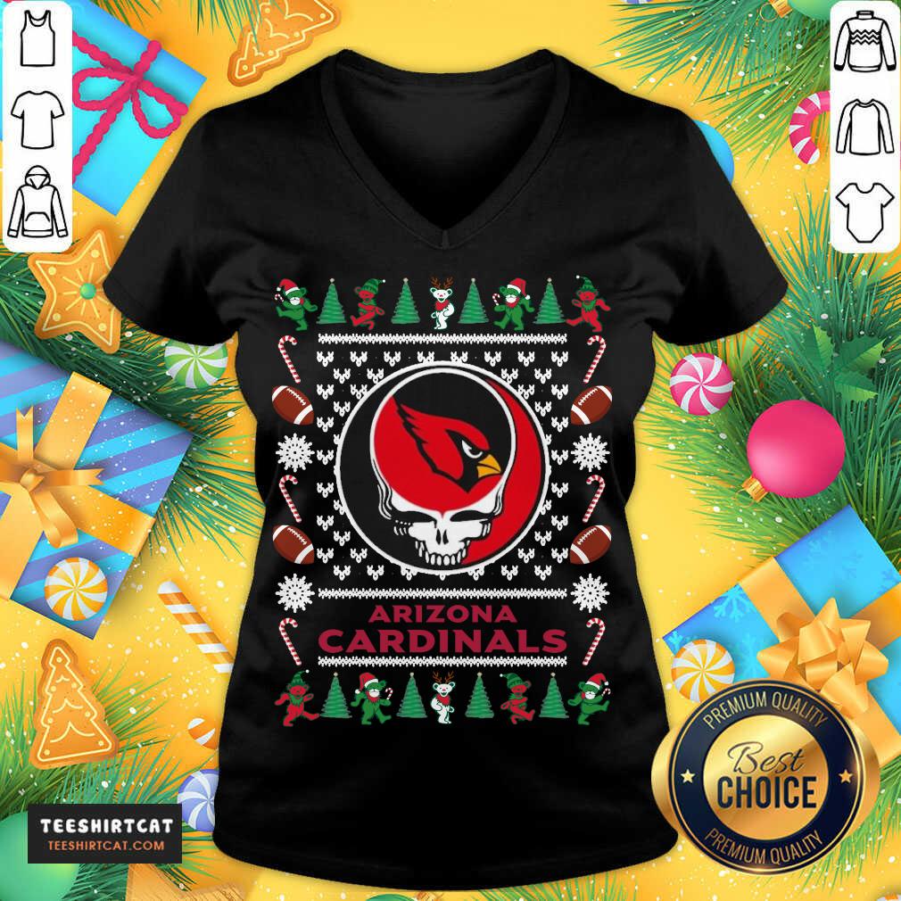 Hot Arizona Cardinals Grateful Dead Ugly Christmas Shirt