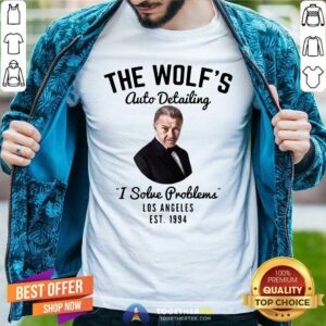 Hot The Wolf Is Auto Detailing I Solve Problem Los Angeles Est 1994 Shirt