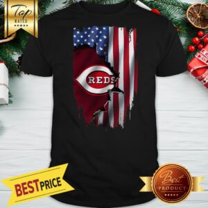 Official American Flag Cincinnati Reds Shirt