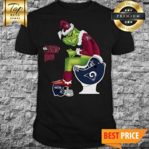 Grinch Santa Dallas Cowboys Toilet shirt