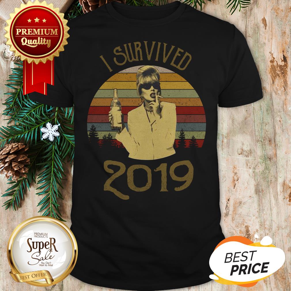 Jennifer Saunders I Survived 2019 Vintage Sunset Shirt