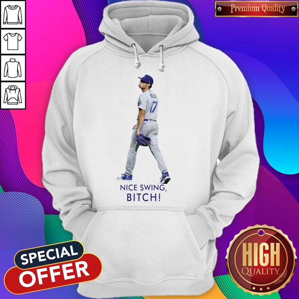 Joe Kelly Dodgers Nice Swing Baseball Raglan Shirt