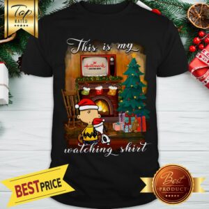 Brown Snoopy This Is My Hallmark Christmas Movie Shirt
