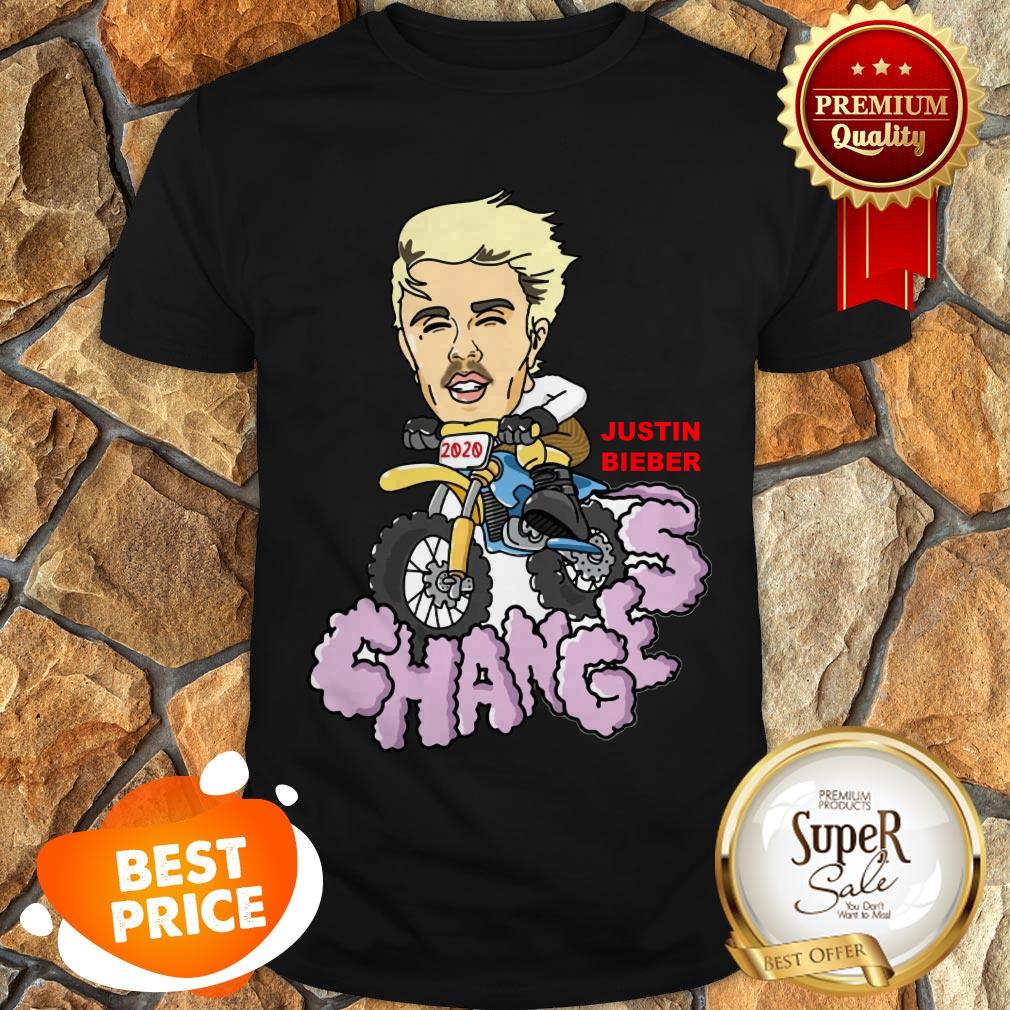 Justin Bieber Changes Motocross Doodle Shirt
