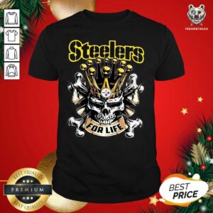 Funny Skull Pittsburgh Steelers For Life Shirt