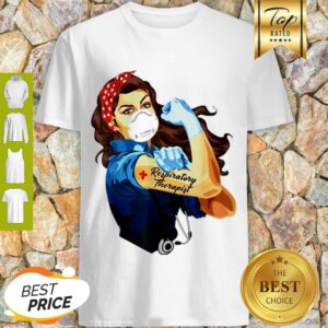 Strong Woman Mask Respiratory Therapist Coronavirus Shirt