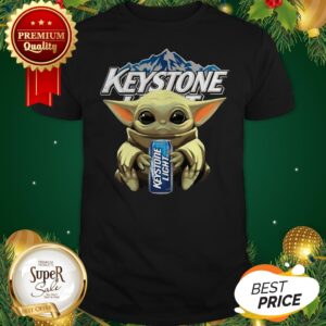 Baby Yoda Hug Keystone Light Star Wars Mandalorian Shirt