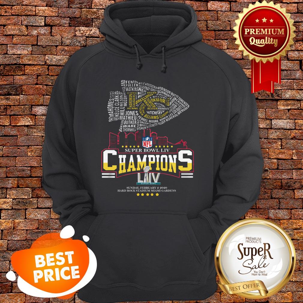 Kansas City Chiefs NFL Super Bowl LIV Champions Sunday February 2 2020 Shirt