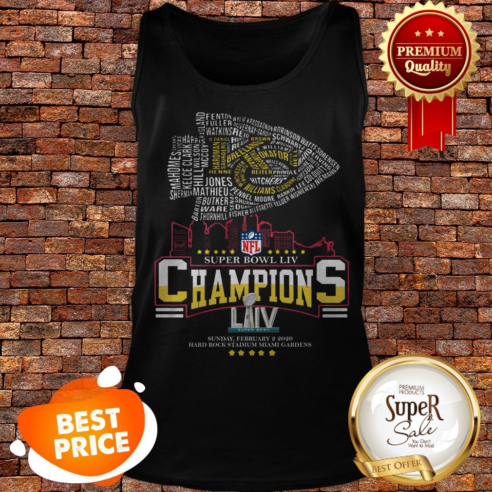 Kansas City Chiefs NFL Super Bowl LIV Champions Sunday February 2 2020 Shirt