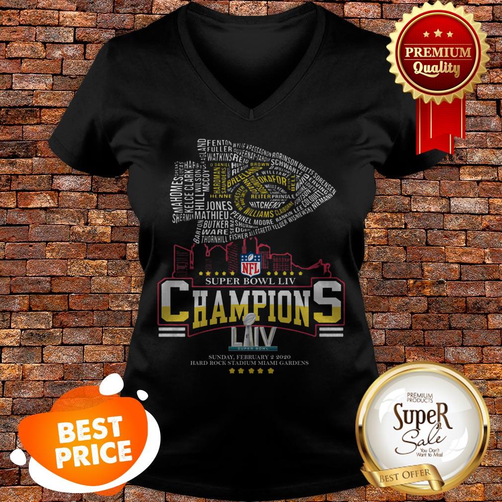 Kansas City Chiefs NFL Super Bowl LIV Champions Sunday February 2 2020 Shirt