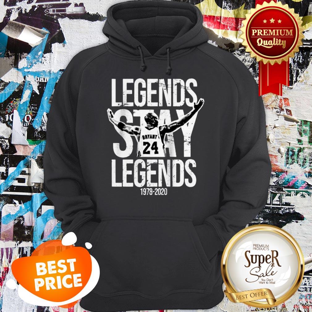 Legends Stay Legends 24 Kobe Bryant RIP 1978 2020 Shirt