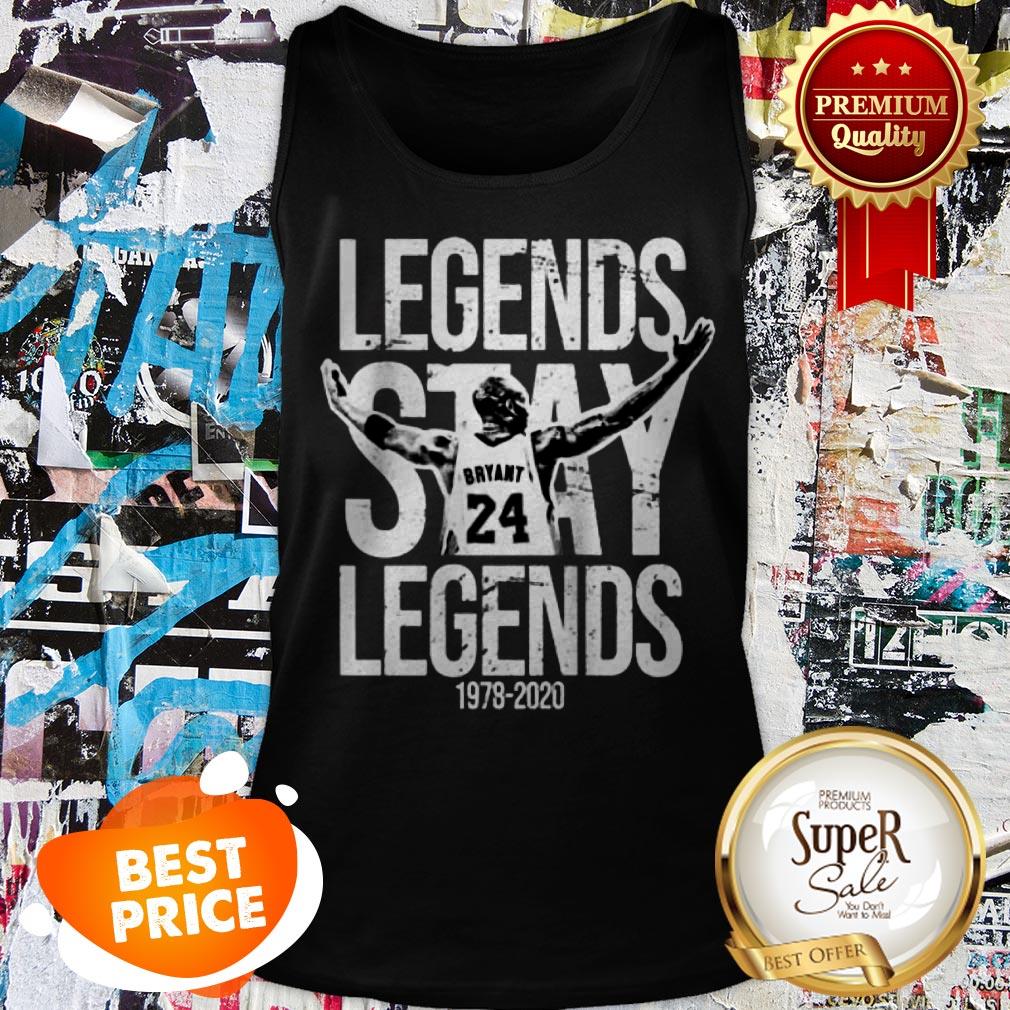 Legends Stay Legends 24 Kobe Bryant RIP 1978 2020 Shirt