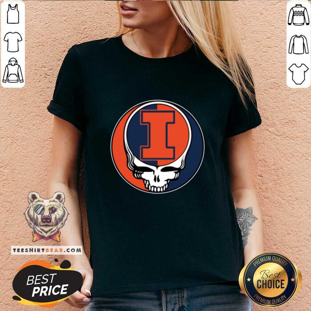 Lovely Illinois Fighting Illini Grateful Dead Shirt