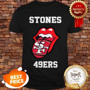 Rolling Stones 49ers And San Francisco 49ers Logo Shirt