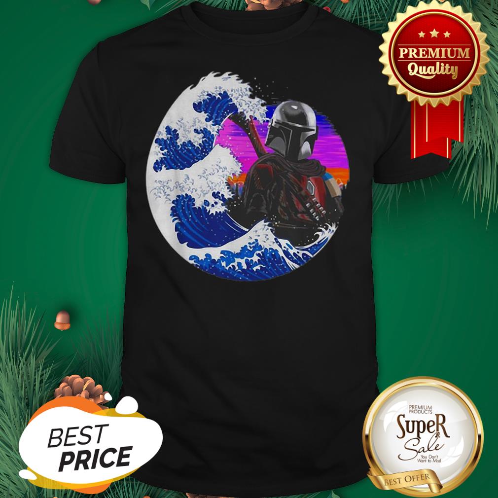 Mandalorian Wave Star Wars Shirt