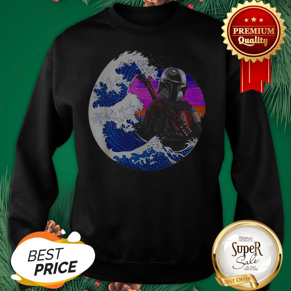 Mandalorian Wave Star Wars Shirt