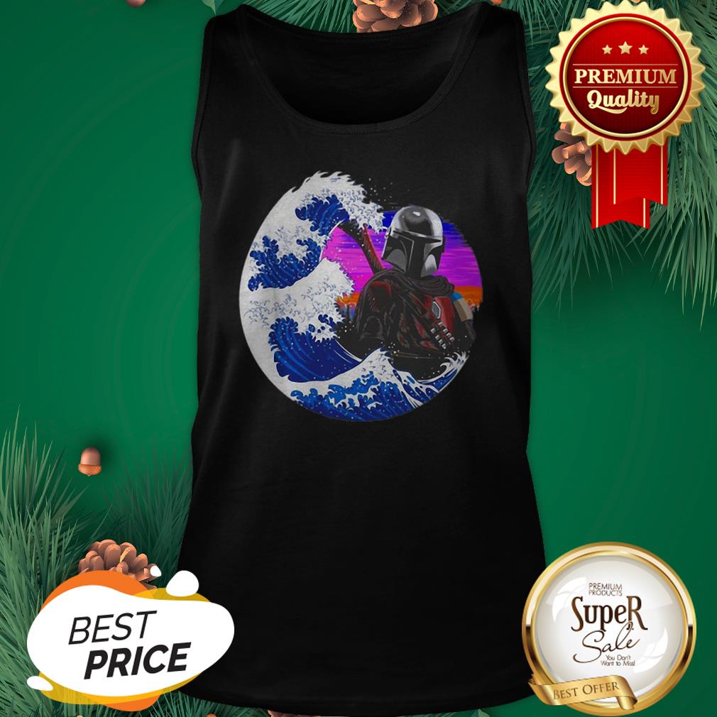 Mandalorian Wave Star Wars Shirt