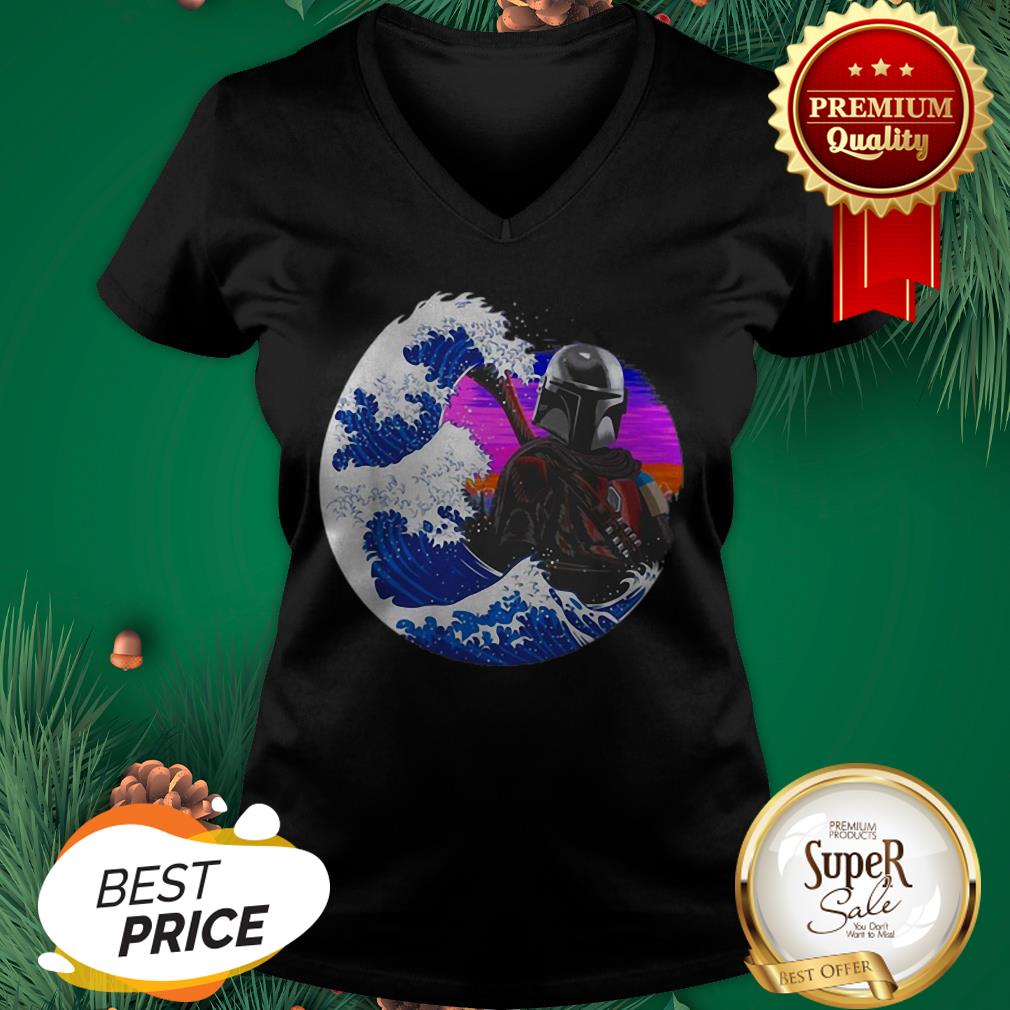 Mandalorian Wave Star Wars Shirt