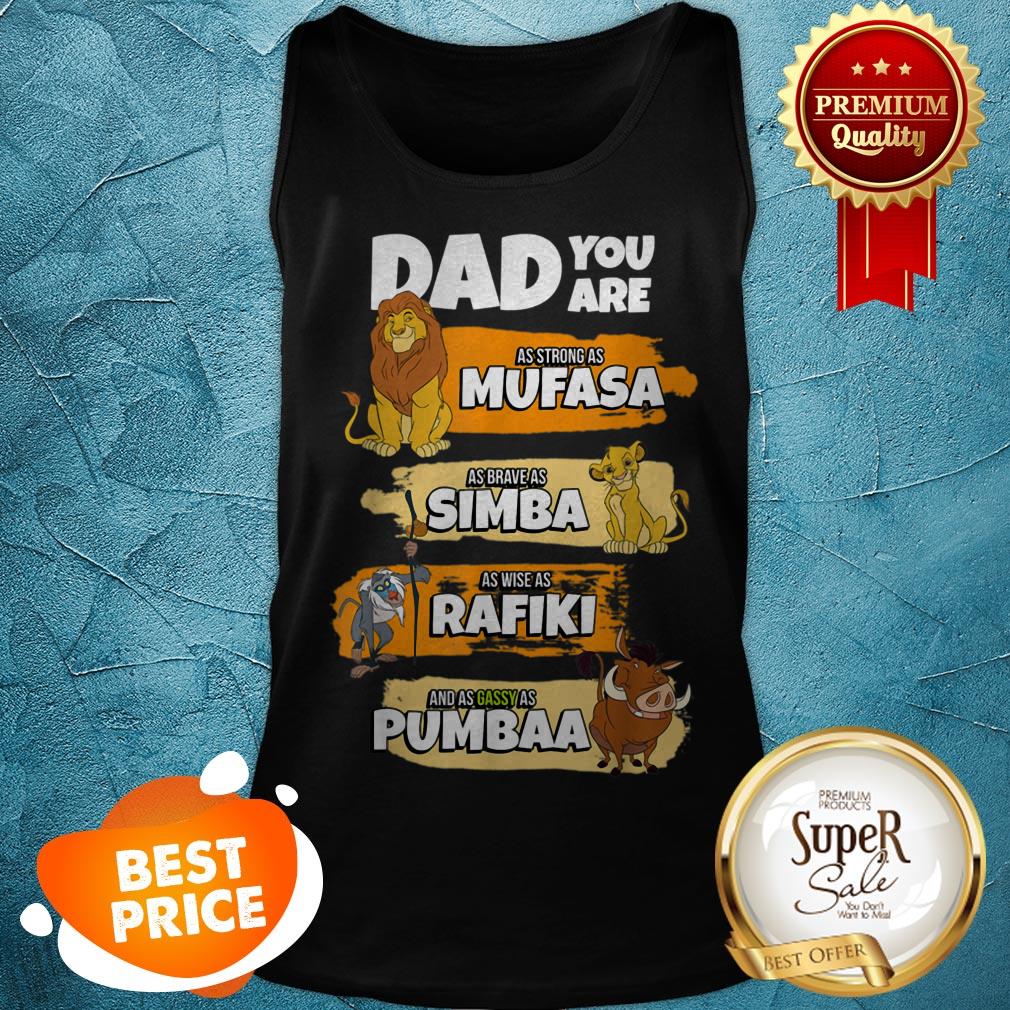 Mens Disney The Lion King Dad You Are Word Stack Funny Shirt