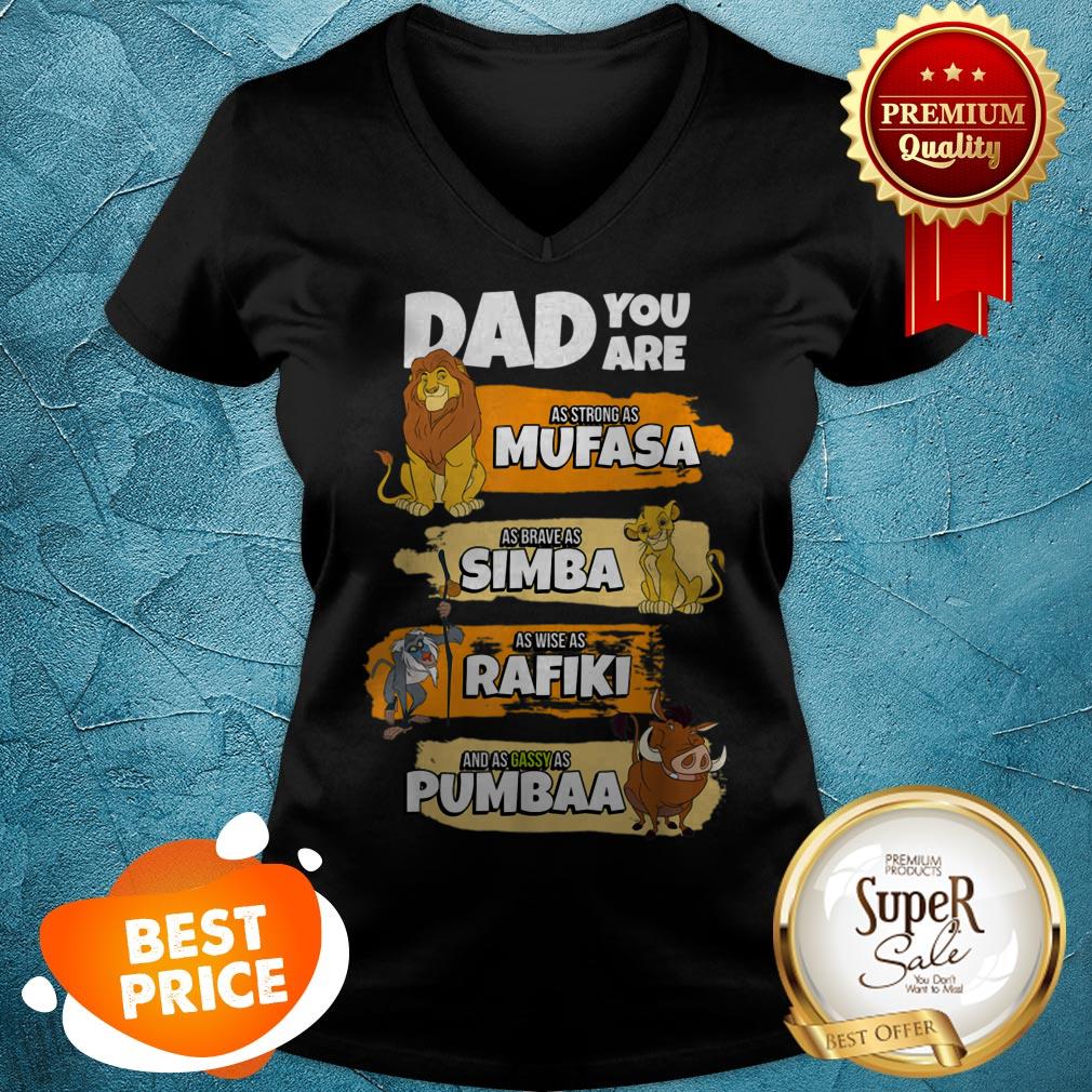Mens Disney The Lion King Dad You Are Word Stack Funny Shirt