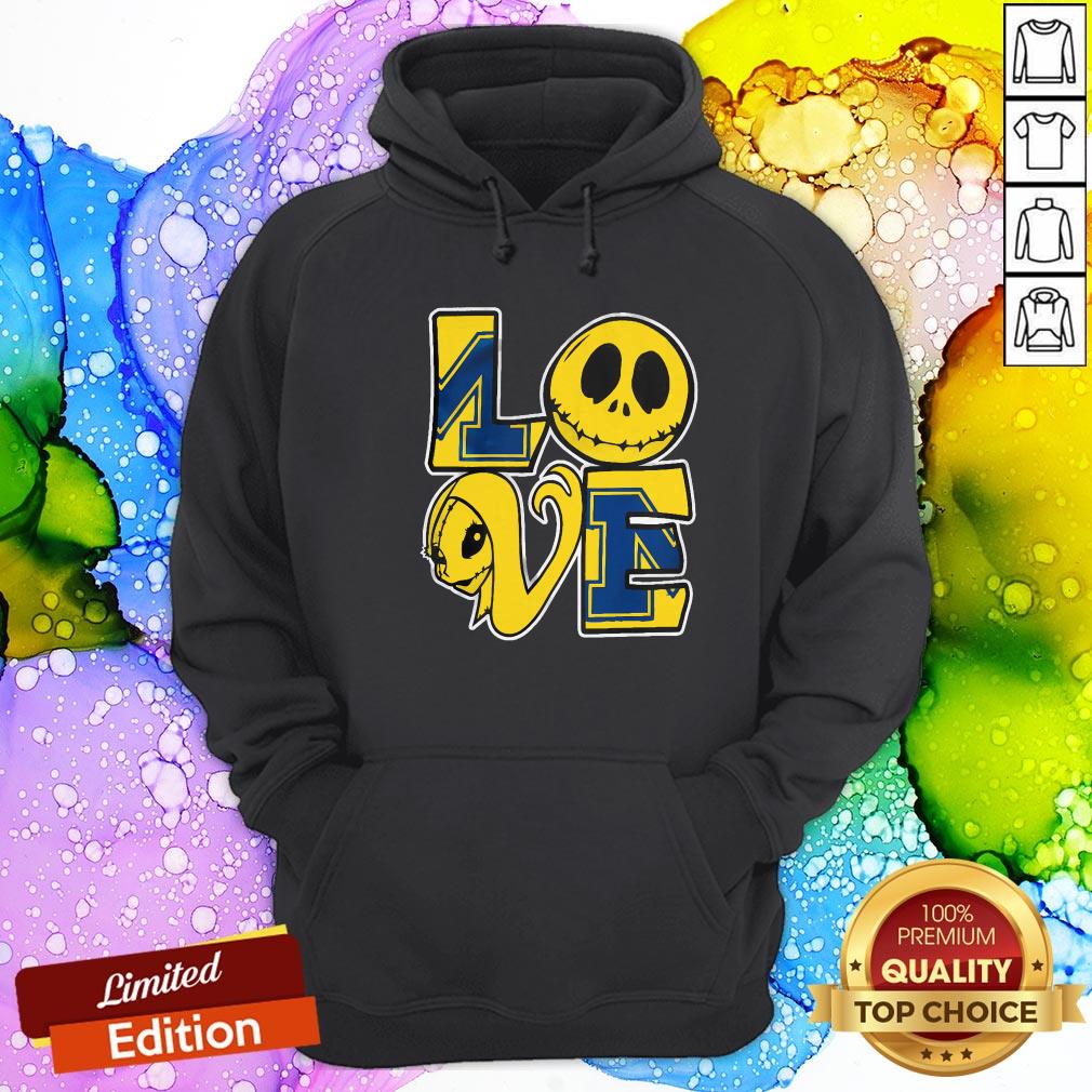 Michigan Jack Skellington And Sally Love Shirt