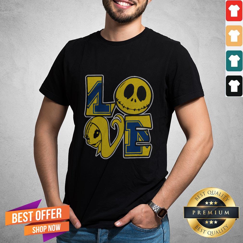 Michigan Jack Skellington And Sally Love Shirt
