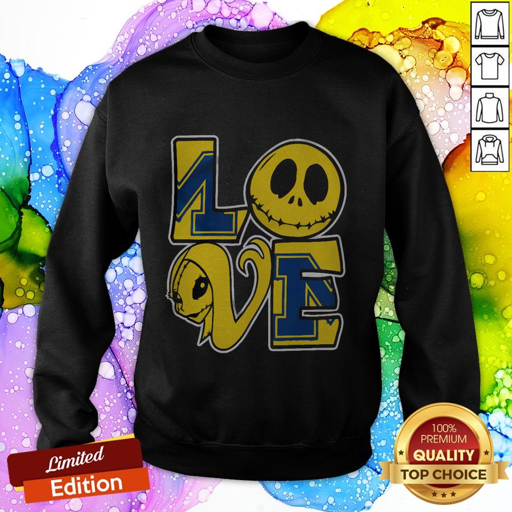 Michigan Jack Skellington And Sally Love Shirt