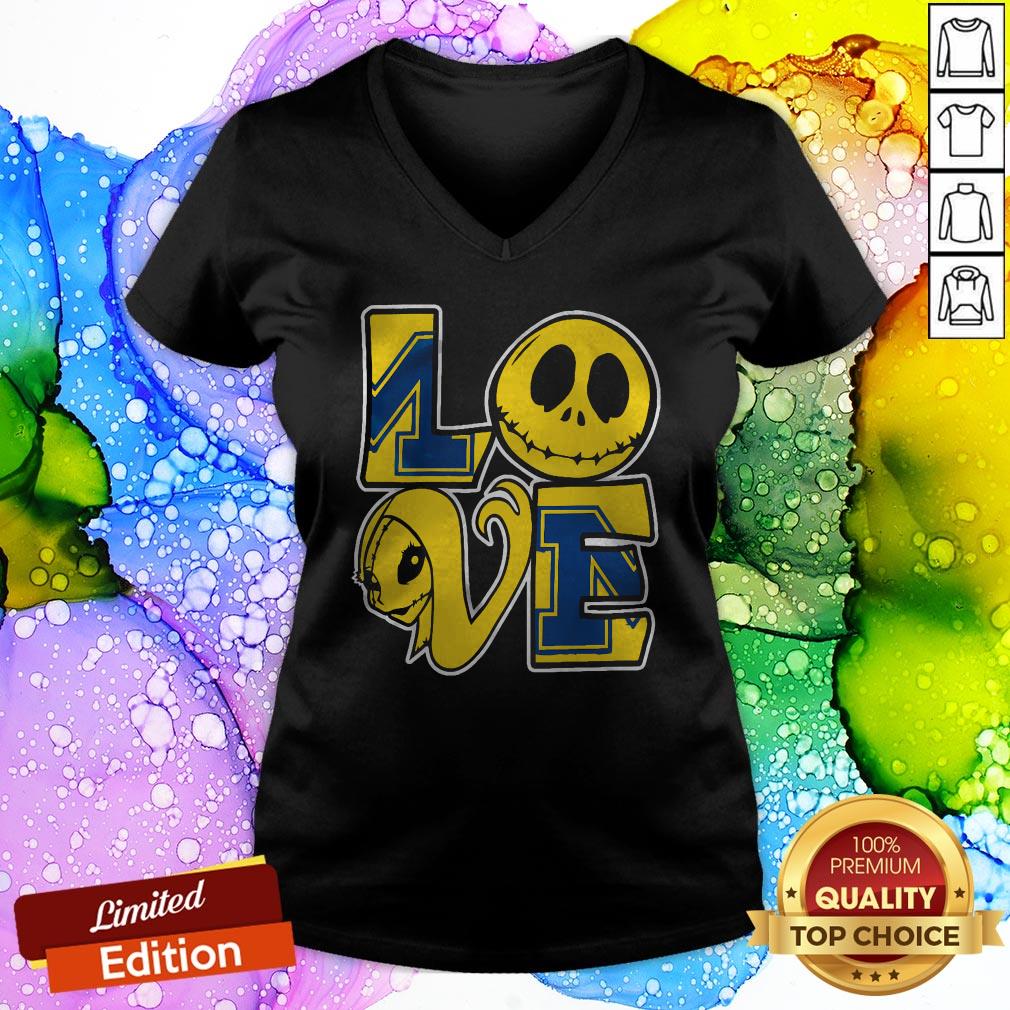 Michigan Jack Skellington And Sally Love Shirt