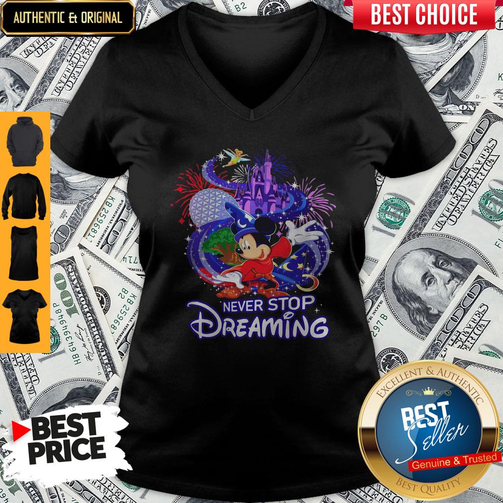 Mickey Mouse Disney Never Stop Dreaming Shirt