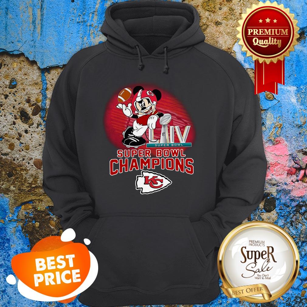 Mickey Mouse Mashup Kansas City Chiefs Super Bowl LIV Champions Shirt