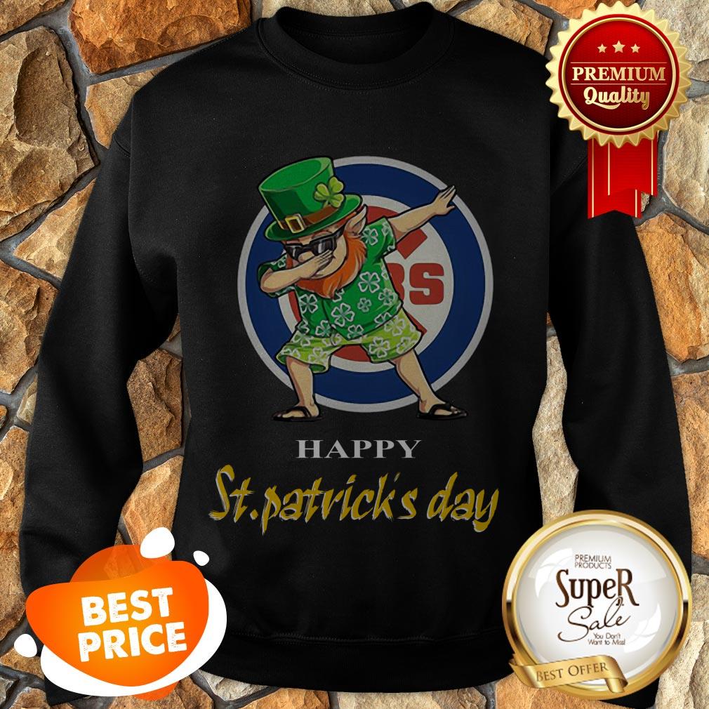 Nice Dabbing Leprechaun Chicago Cubs Happy St. Patrick’s Day Shirt