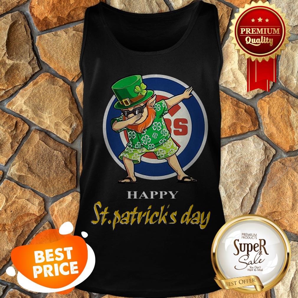 Nice Dabbing Leprechaun Chicago Cubs Happy St. Patrick’s Day Shirt