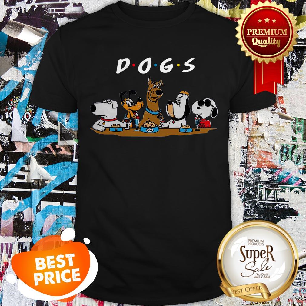 Nice Friends Party Dog Cartoon Tv Series Shirt