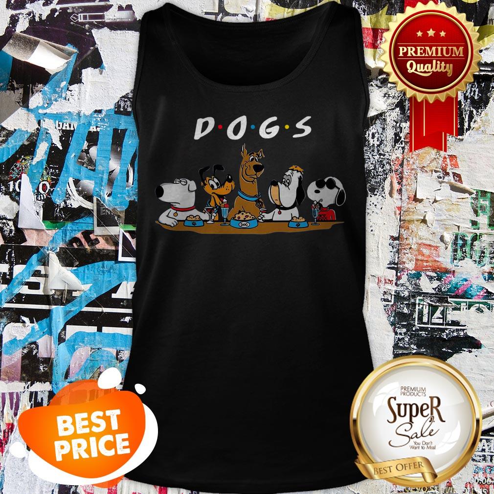 Nice Friends Party Dog Cartoon Tv Series Shirt