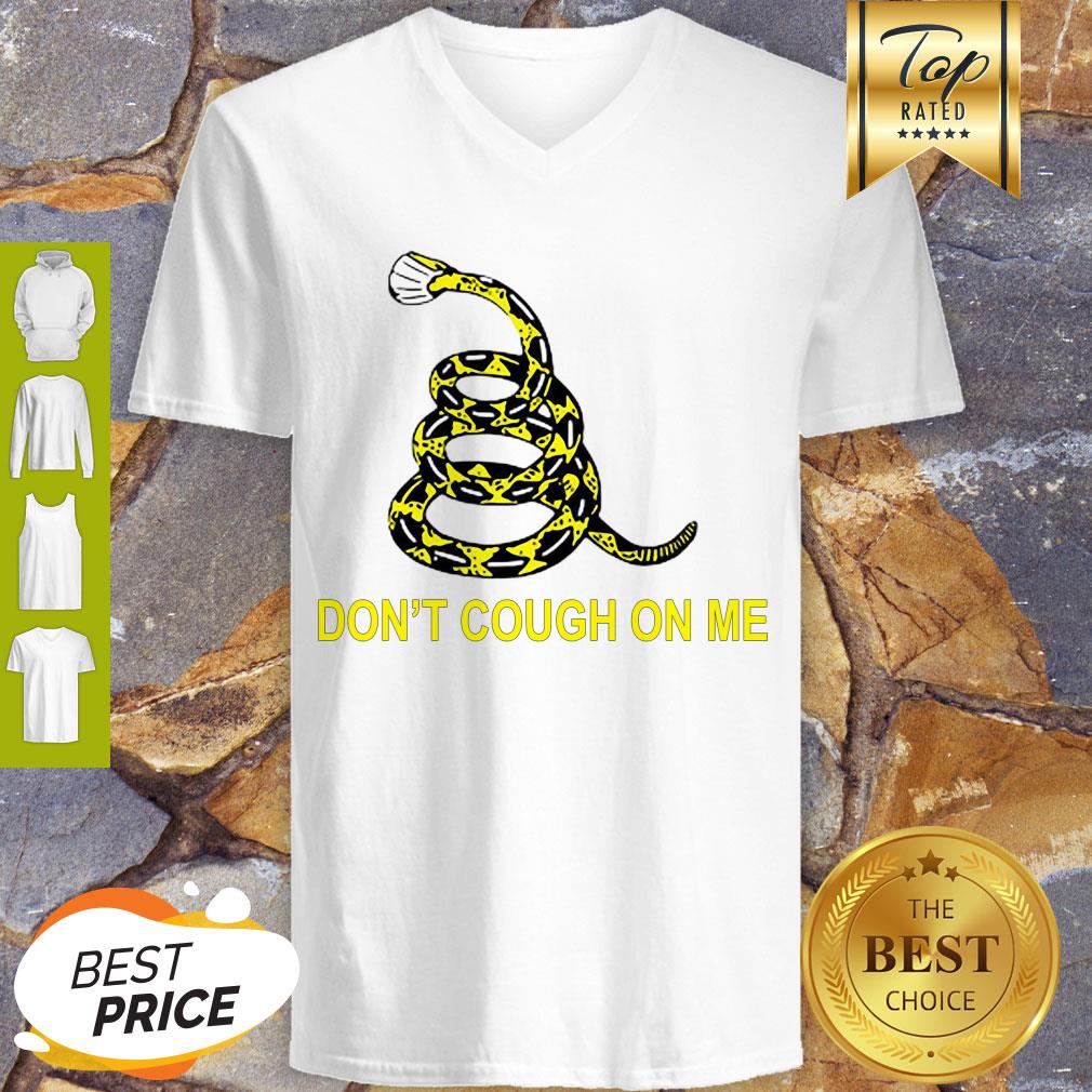 Nice Gadsden Flag Don’t Cough On Me Coronavirus Shirt